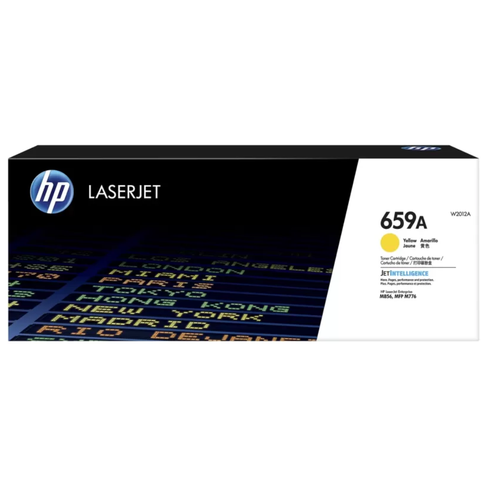 CARTUCHO DE TONER HP W2012A 659A AMARILLO ALTO RENDIMIENTO LASERJET ORIGINAL