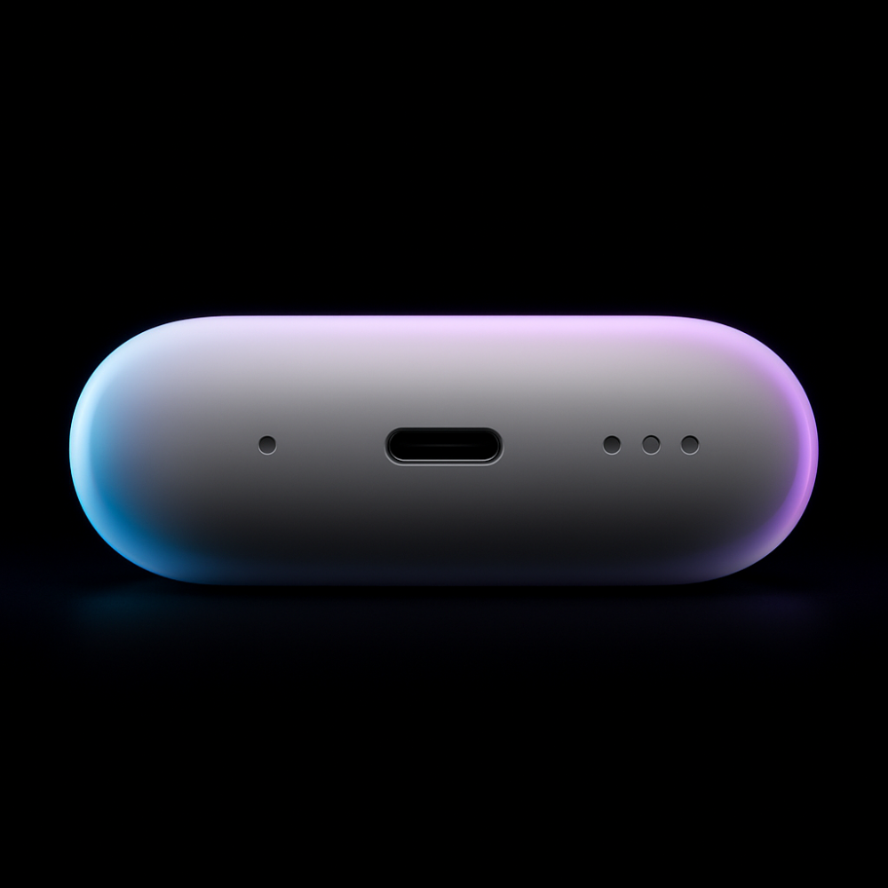 Audífonos estilo Apple con cancelación de ruido y audio de alta fidelidad. Bogotá-Colombia.