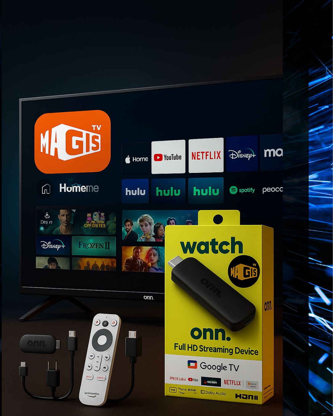 Convertidor a Smart TV Stick Watch Onn Full HD