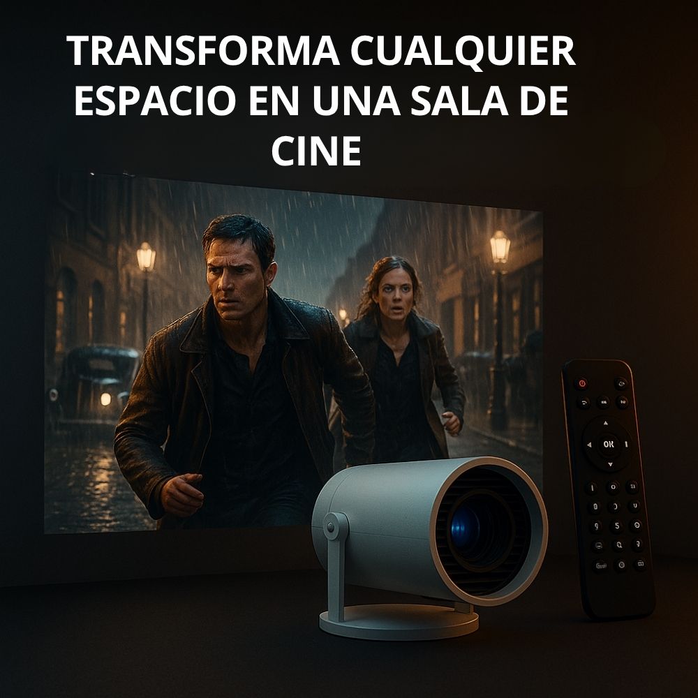 Proyector Smart HY300 Pro Ultra HD Wifi | Bluetooth Home Cine