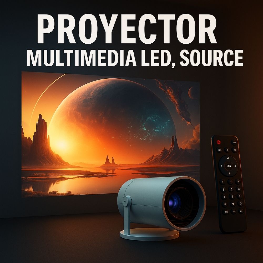Proyector Smart HY300 Pro Ultra HD Wifi | Bluetooth Home Cine