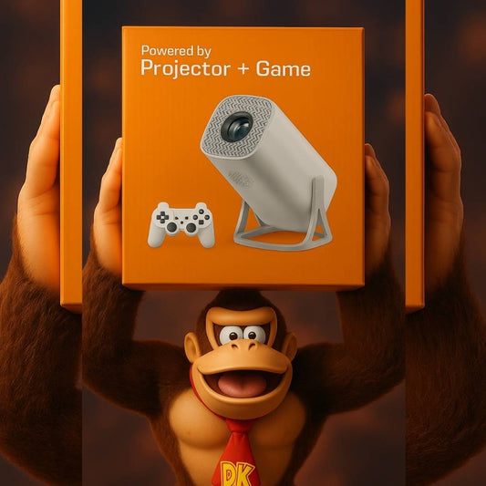 Proyector Inteligente Gamer S40 Max + 2 controles inalámbricos